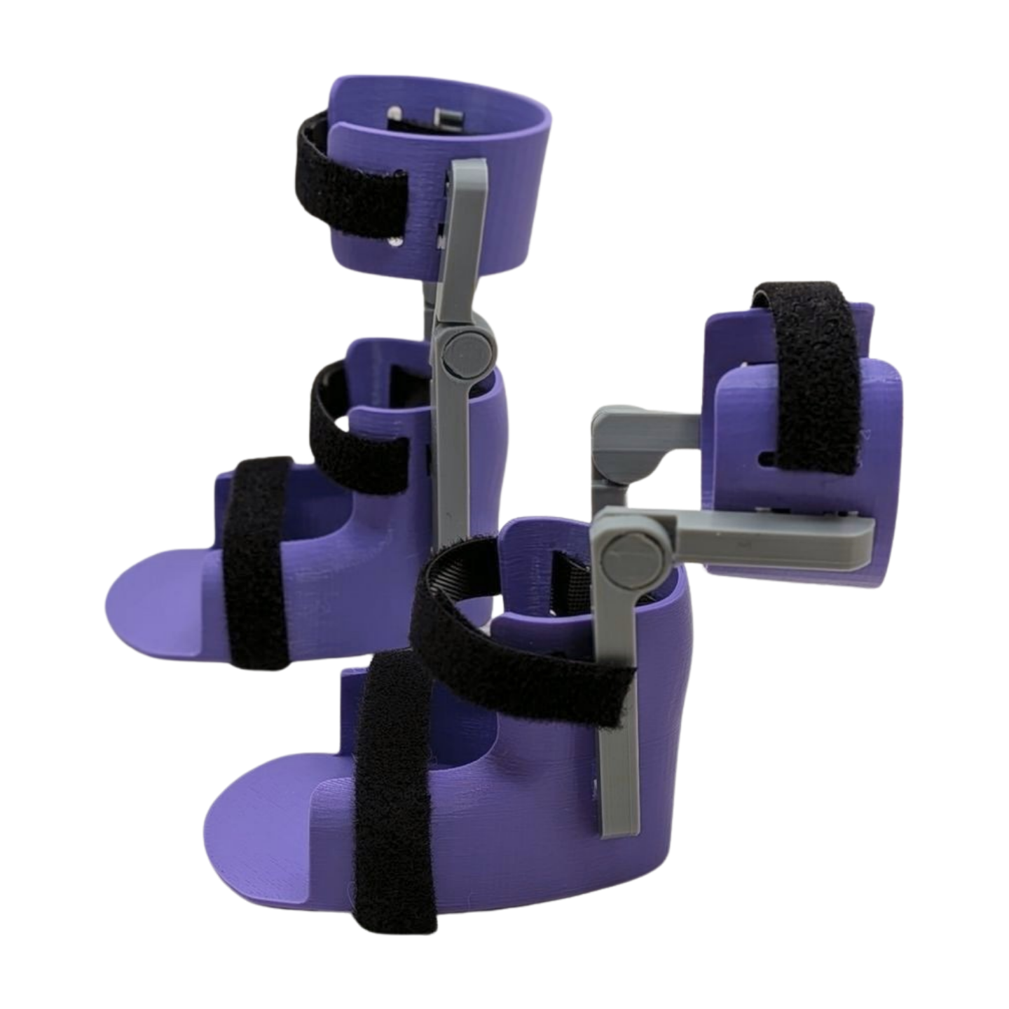 Stuffed Bunny with Purple KAFOs