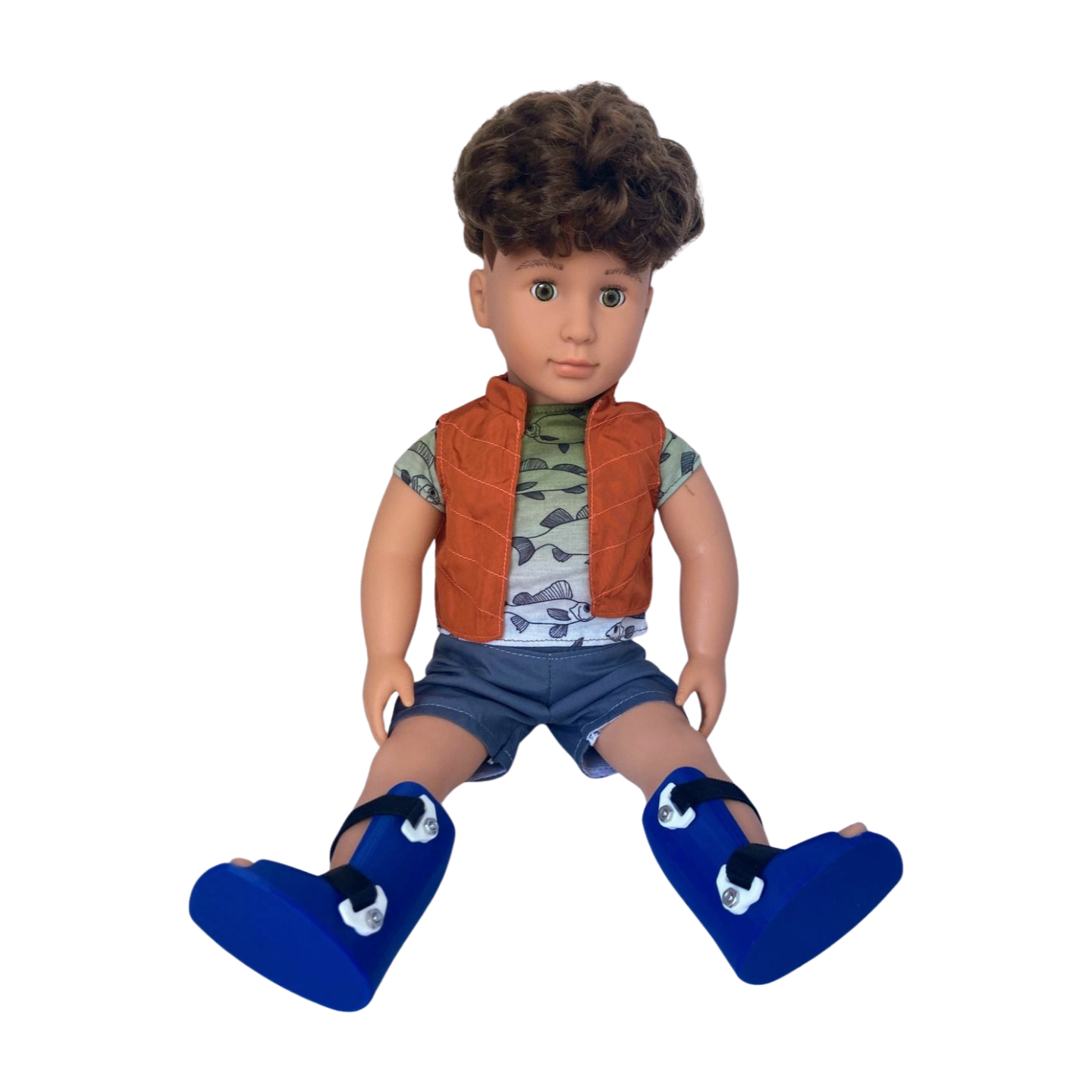 Blue 18-inch Doll AFOs