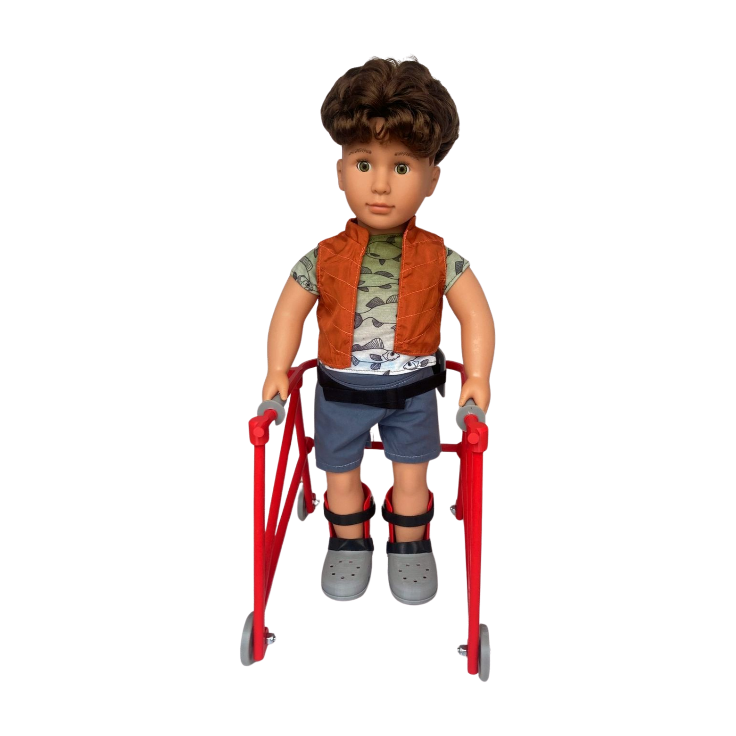 Red 18-inch Doll Walker