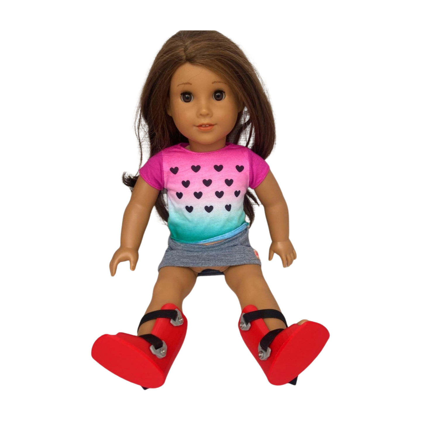 Red 18-inch Doll AFOs