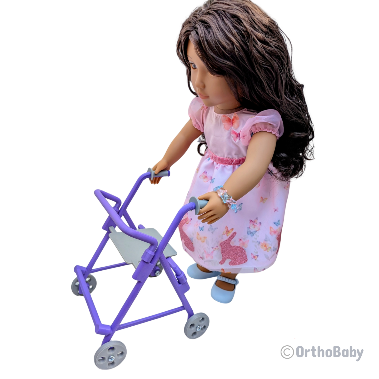 18-inch Doll Rollator Style Walker