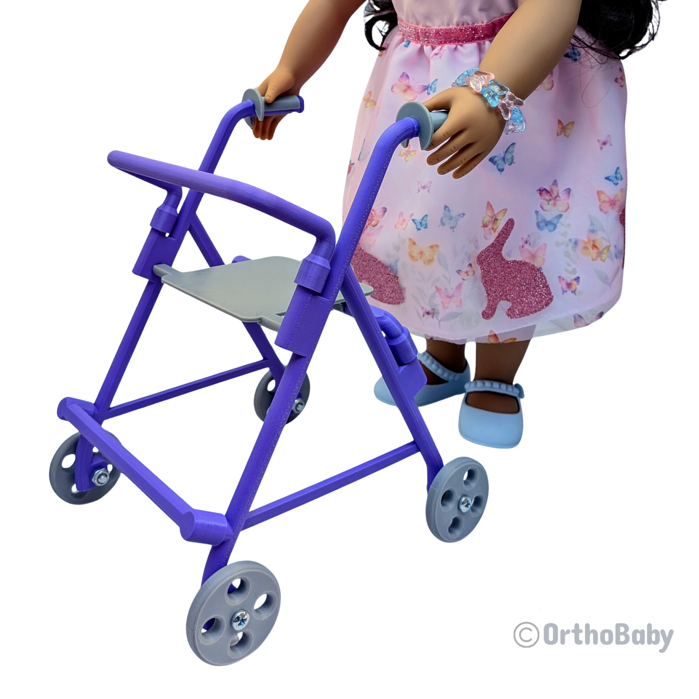18-inch Doll Rollator Style Walker