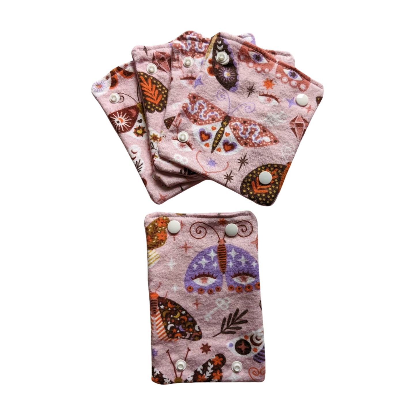 Pink Butterflies Pavlik Harness Covers