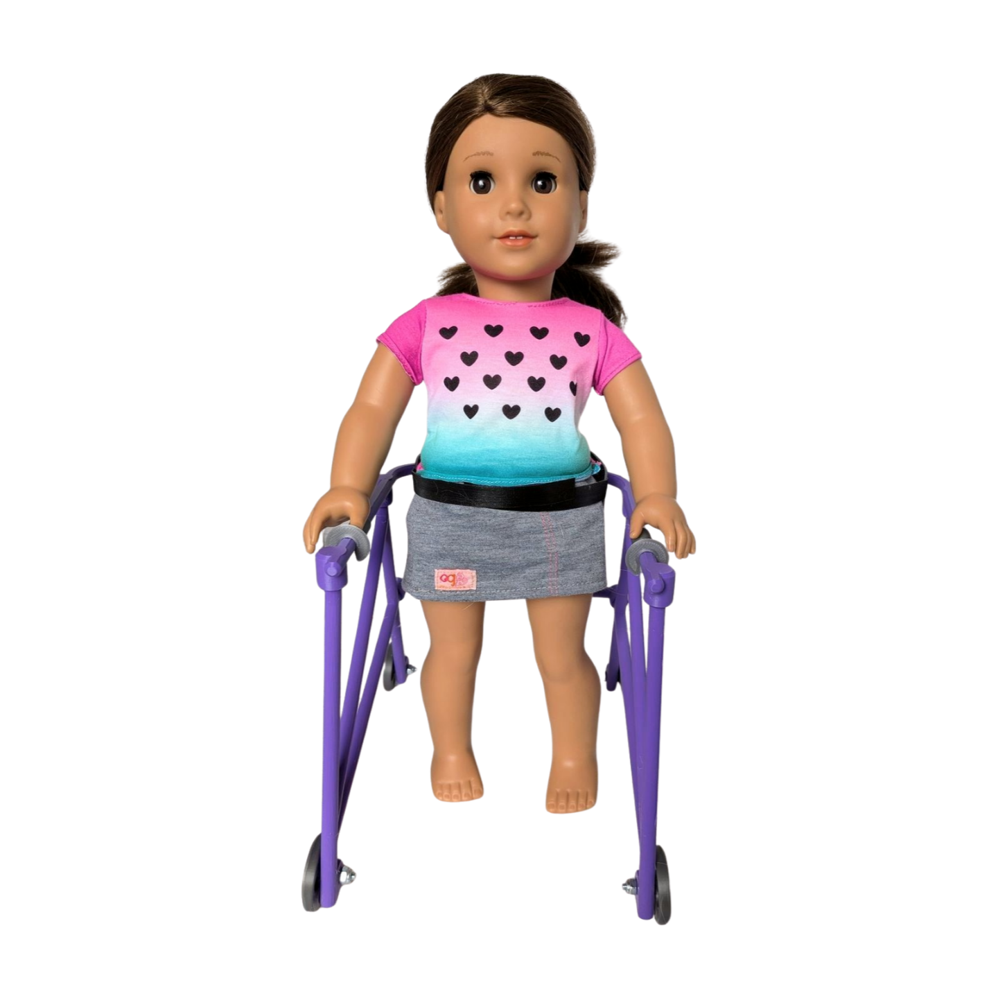 Purple 18-inch Doll Walker