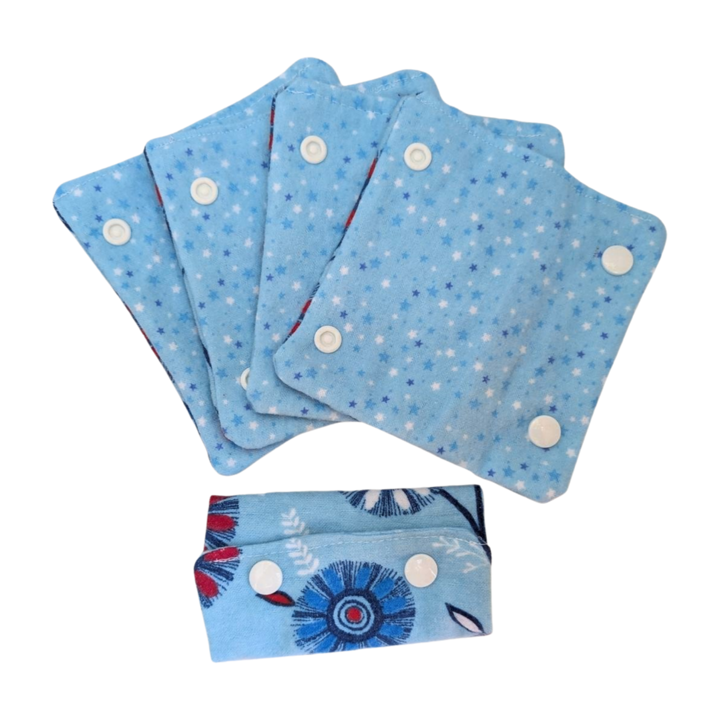 Red & Blue Flowers Pavlik Harness Covers