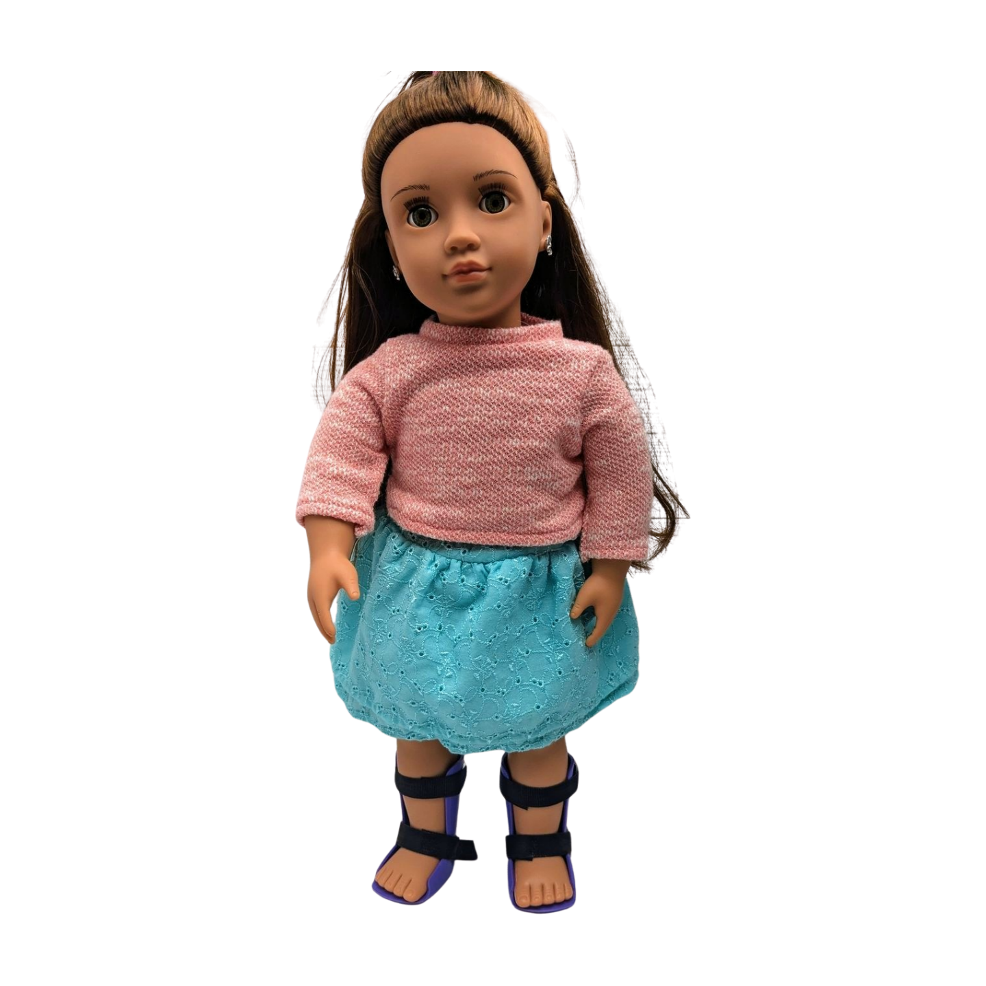 Purple 18-inch Doll AFOs