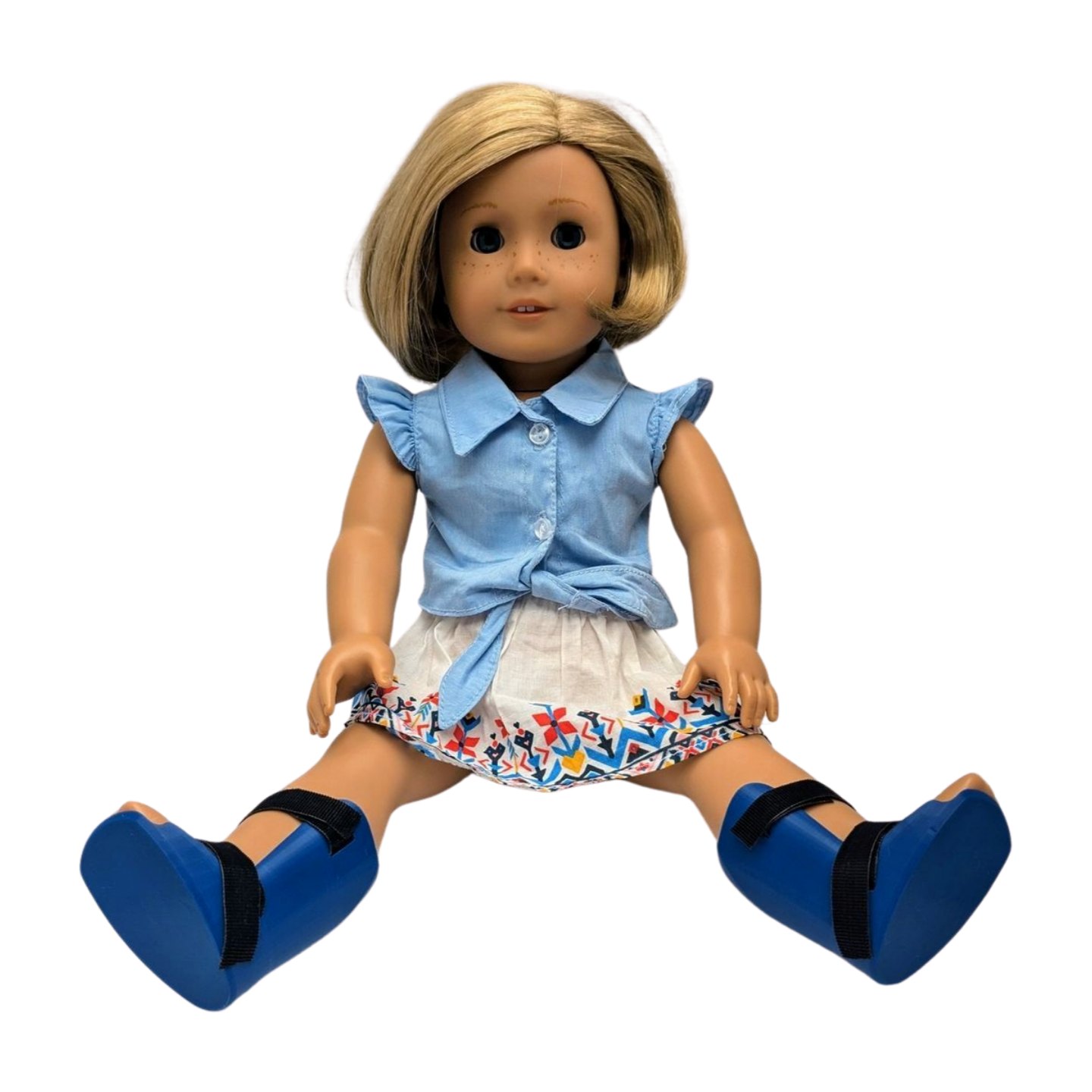 Blue 18-inch Doll AFOs