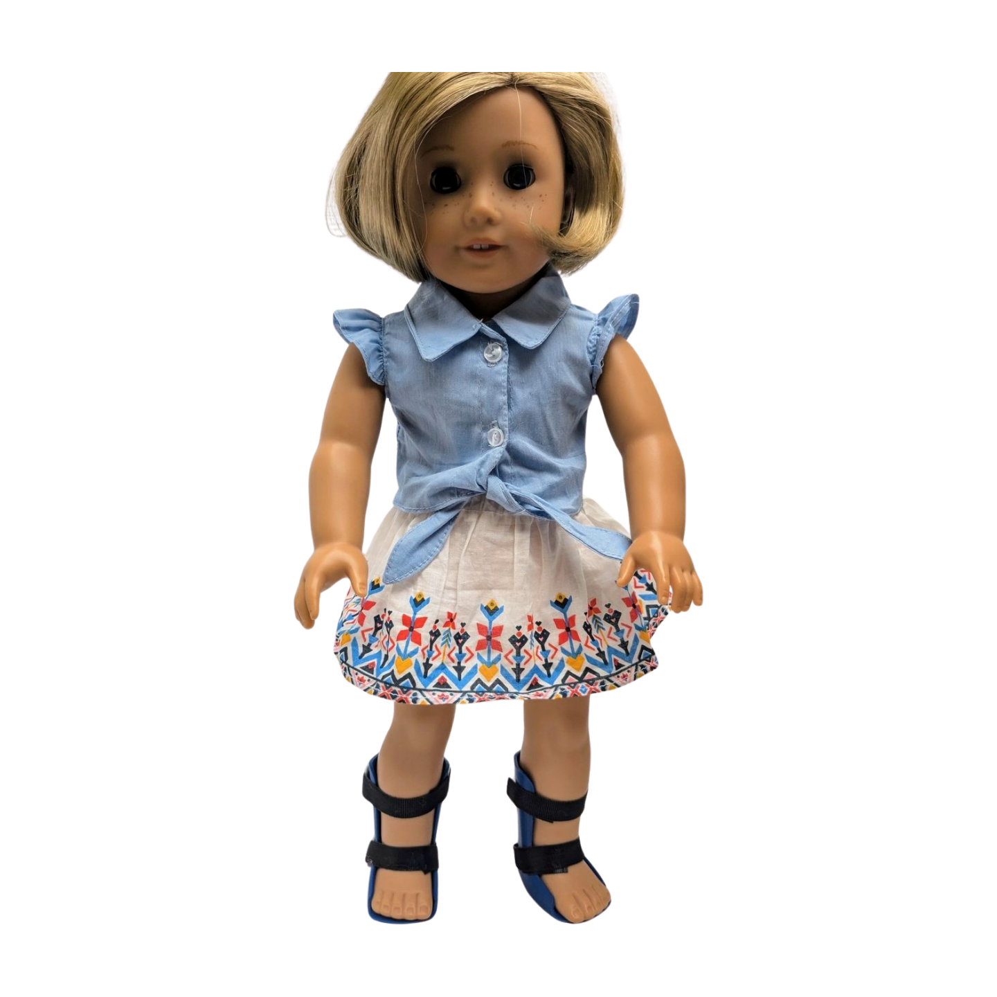 Blue 18-inch Doll AFOs