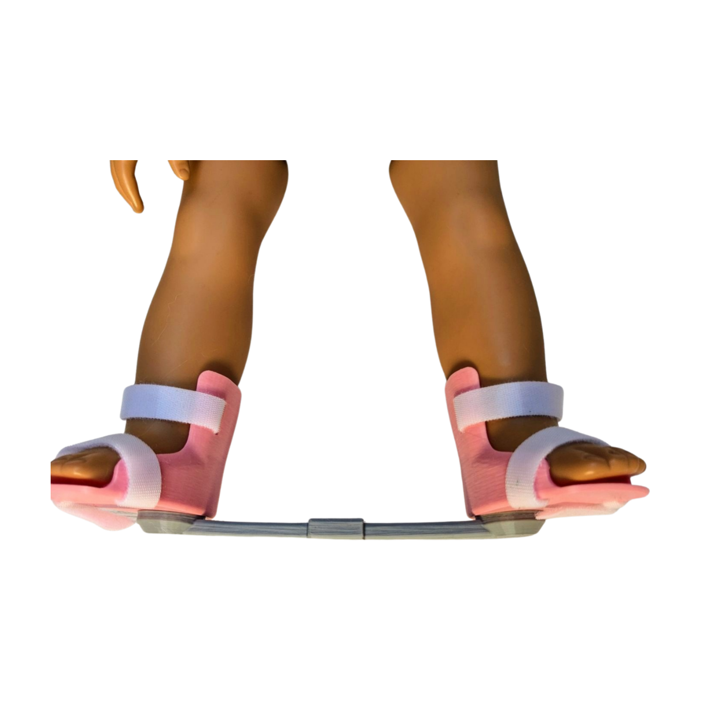 Pink 18-inch doll Clubfoot Brace