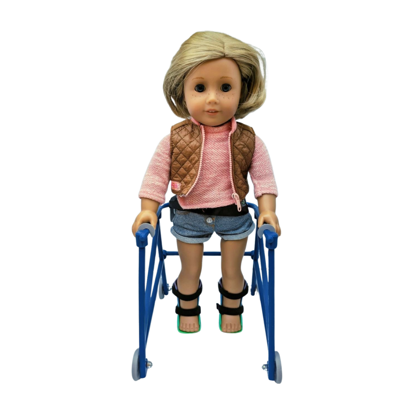 Blue 18-inch Doll Walker