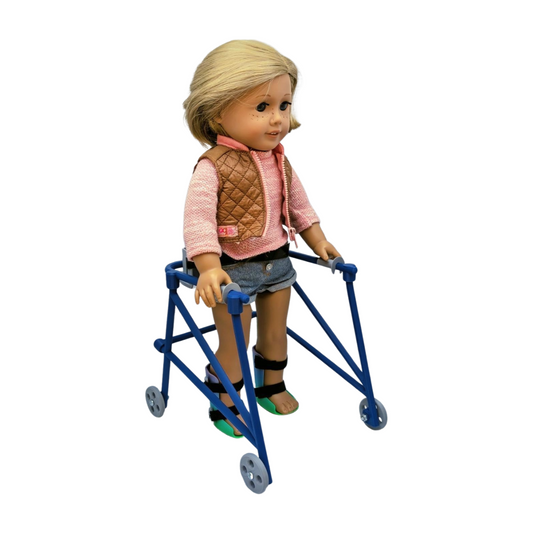 Blue 18-inch Doll Walker