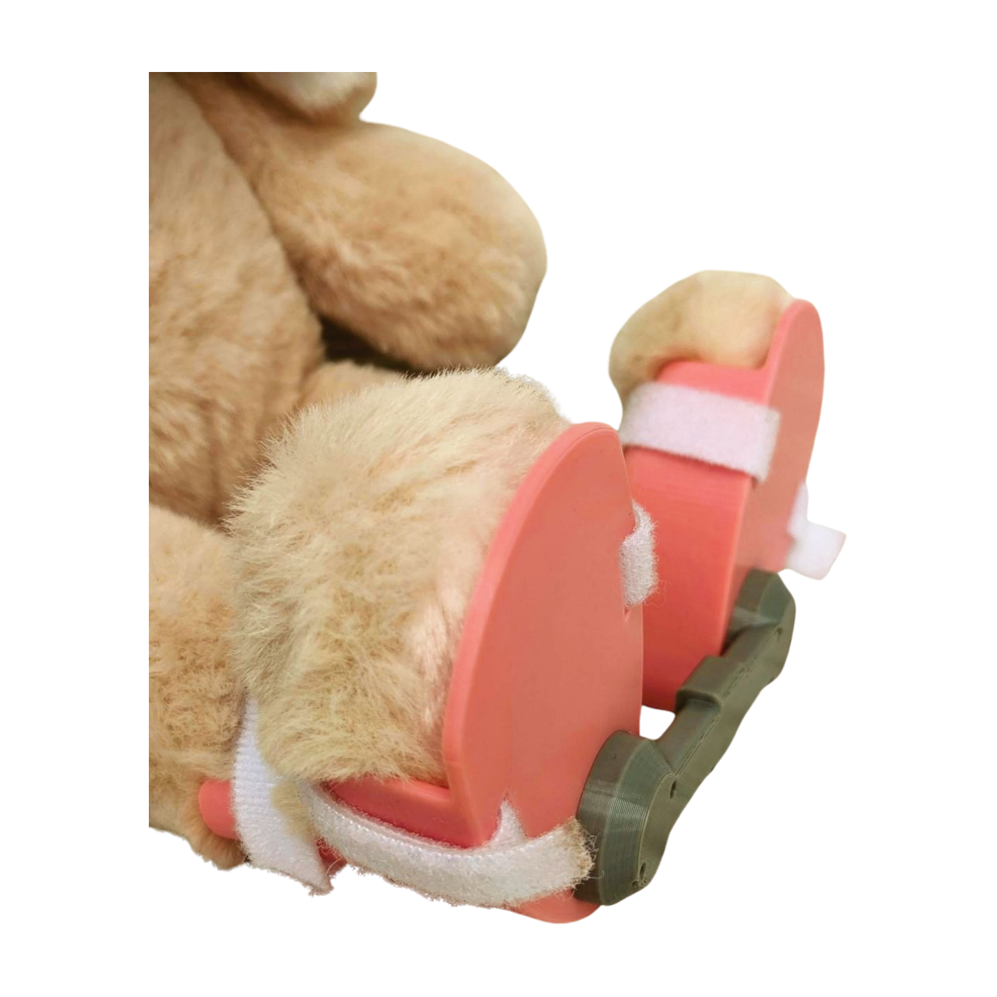 Stuffed Bunny with Pink Clubfoot Boots & Bar (BNB)