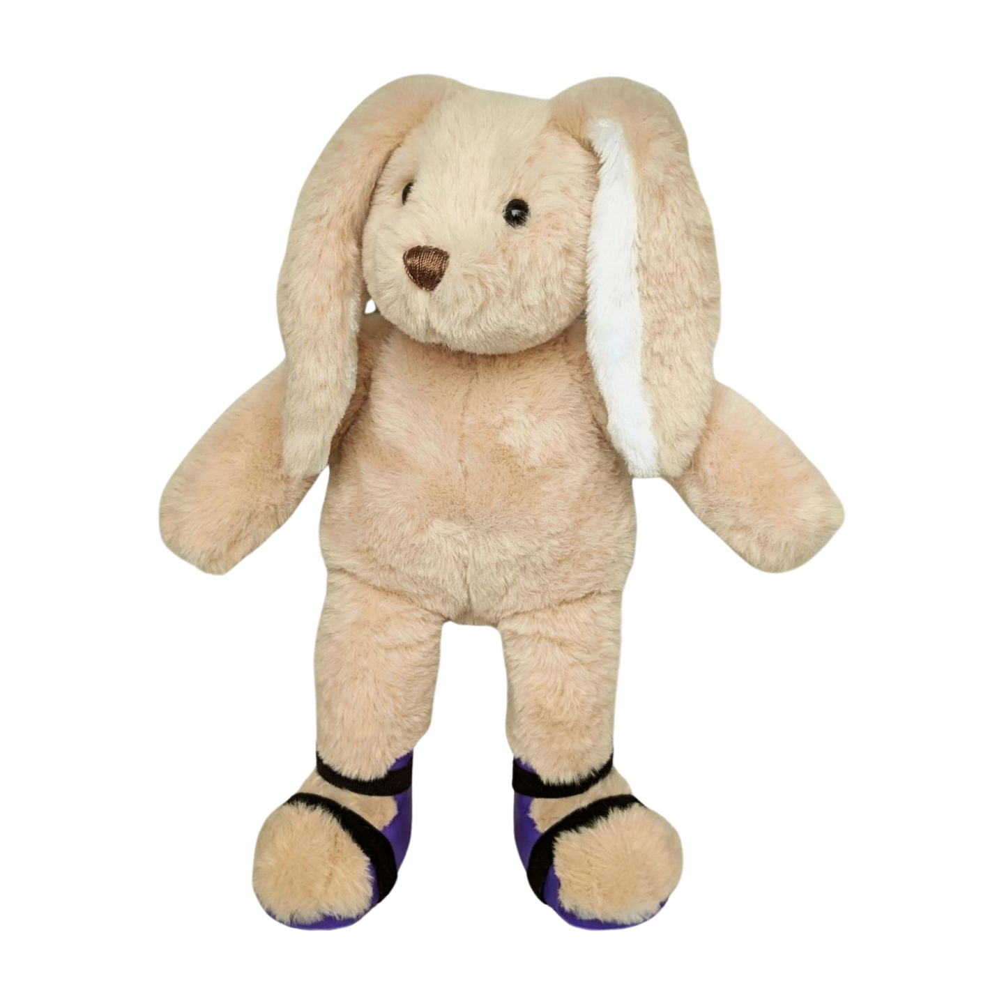 Stuffed Bunny with Purple Clubfoot Boots and Bar (BNB)