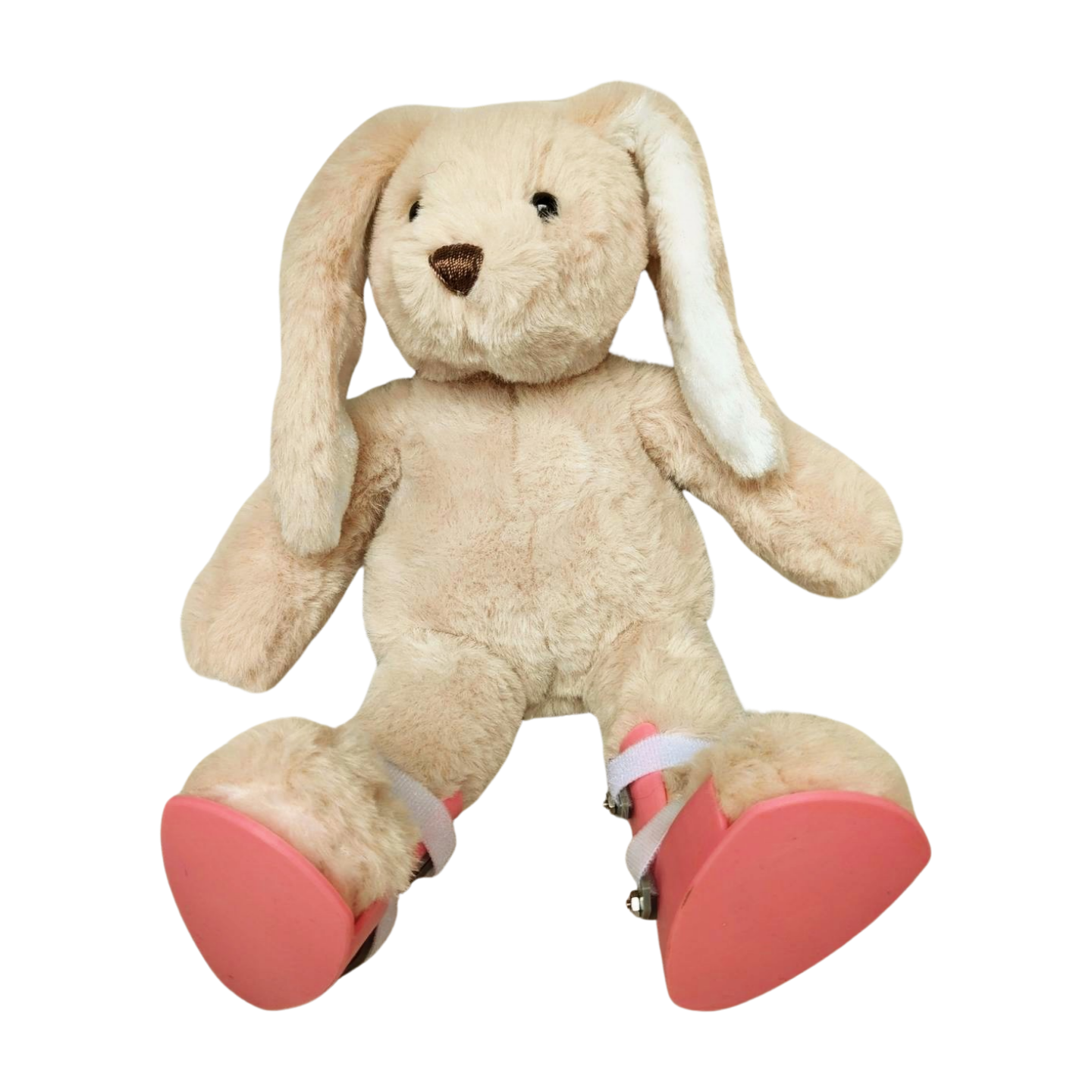 Stuffed Bunny with Pink AFOs