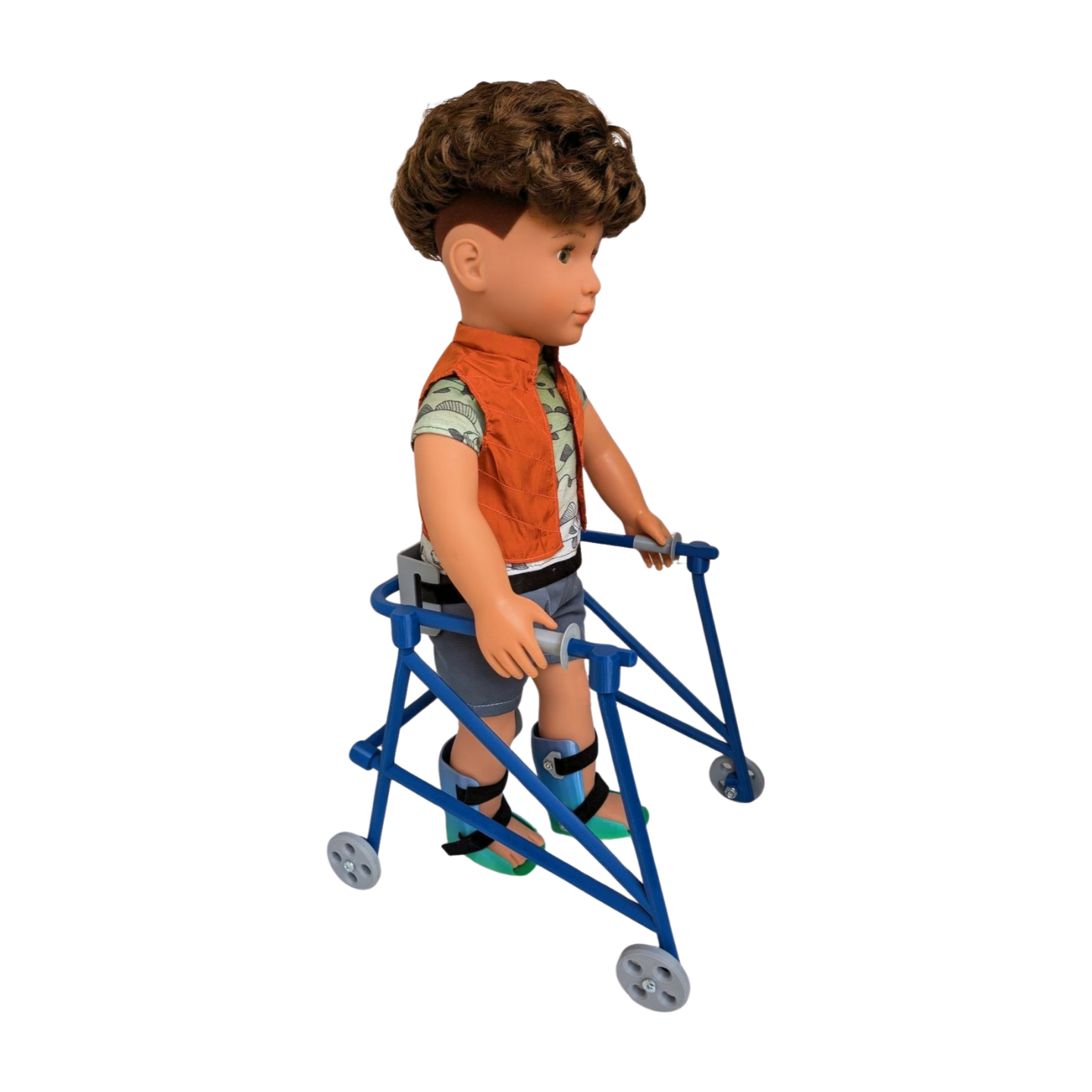 Blue 18-inch Doll Walker