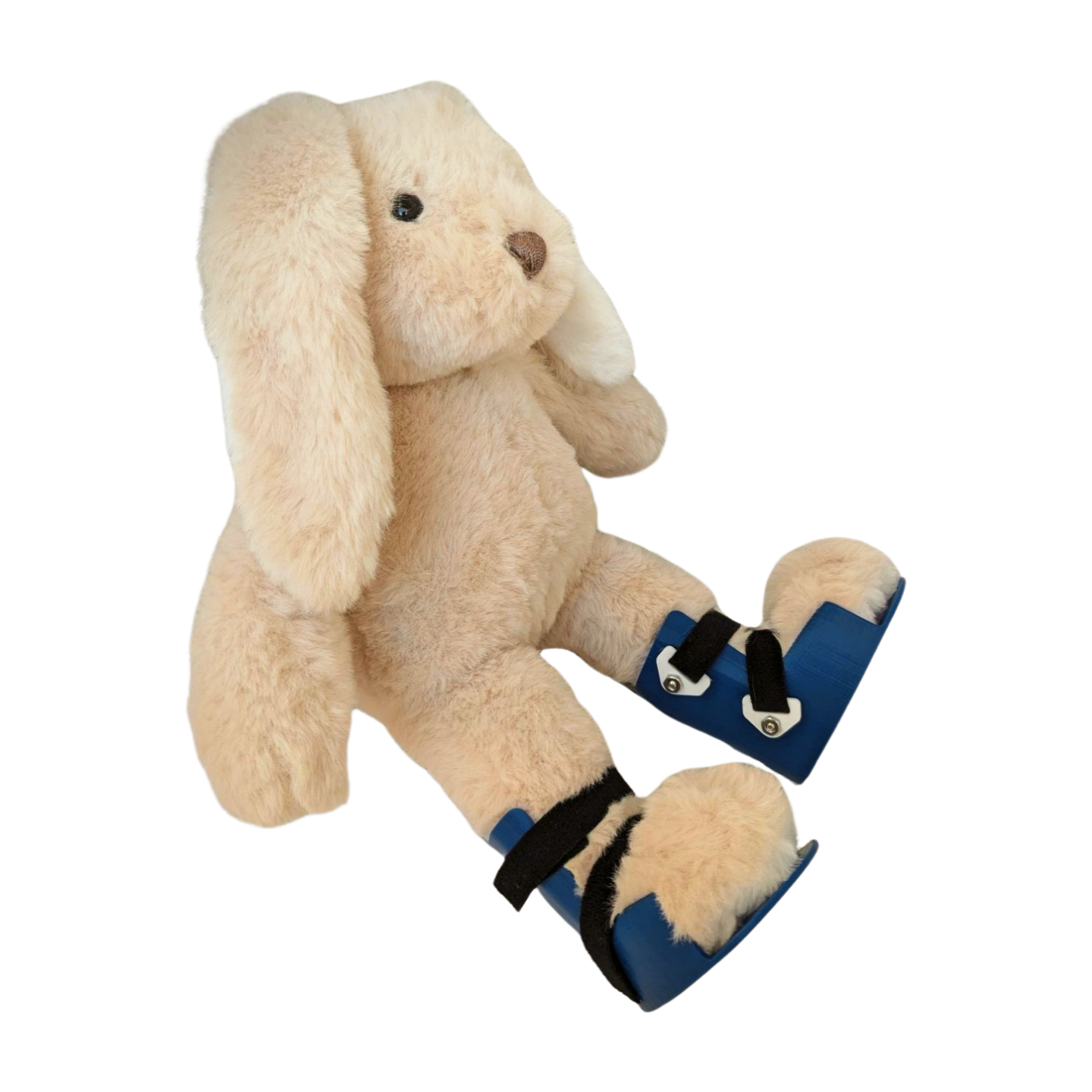 Stuffed Bunny with Blue AFOs