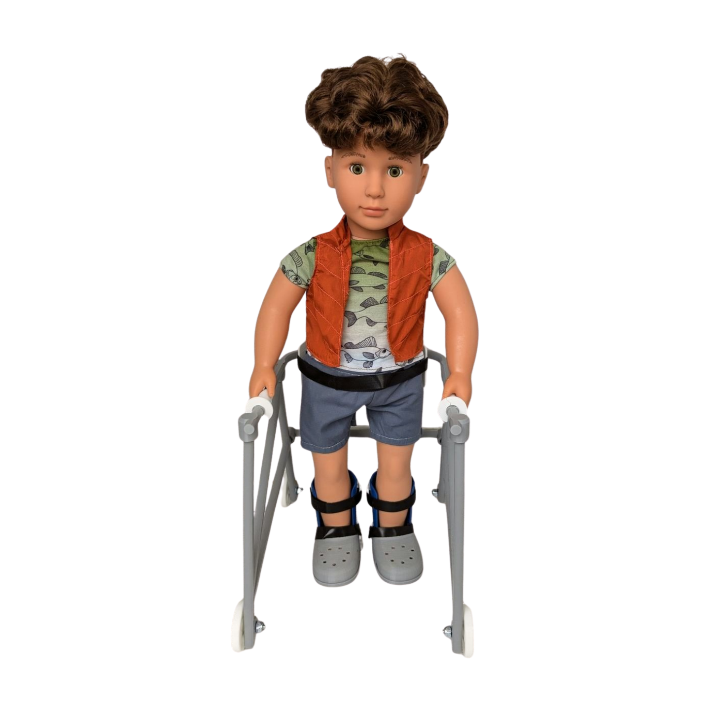 Gray 18-inch Doll Walker