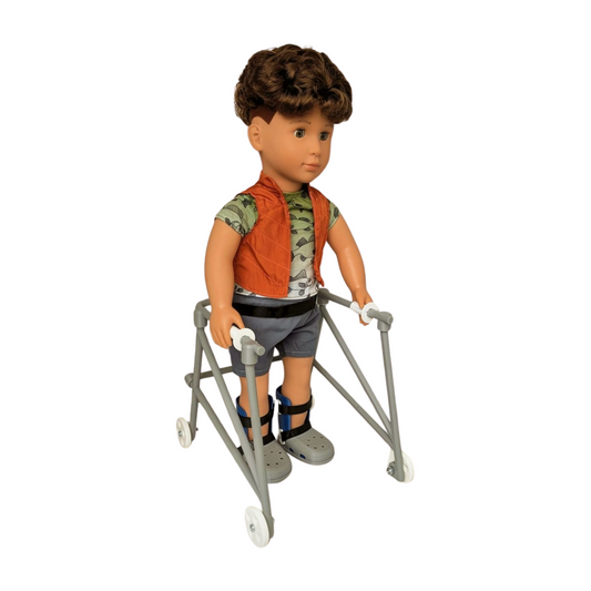 Gray 18-inch Doll Walker