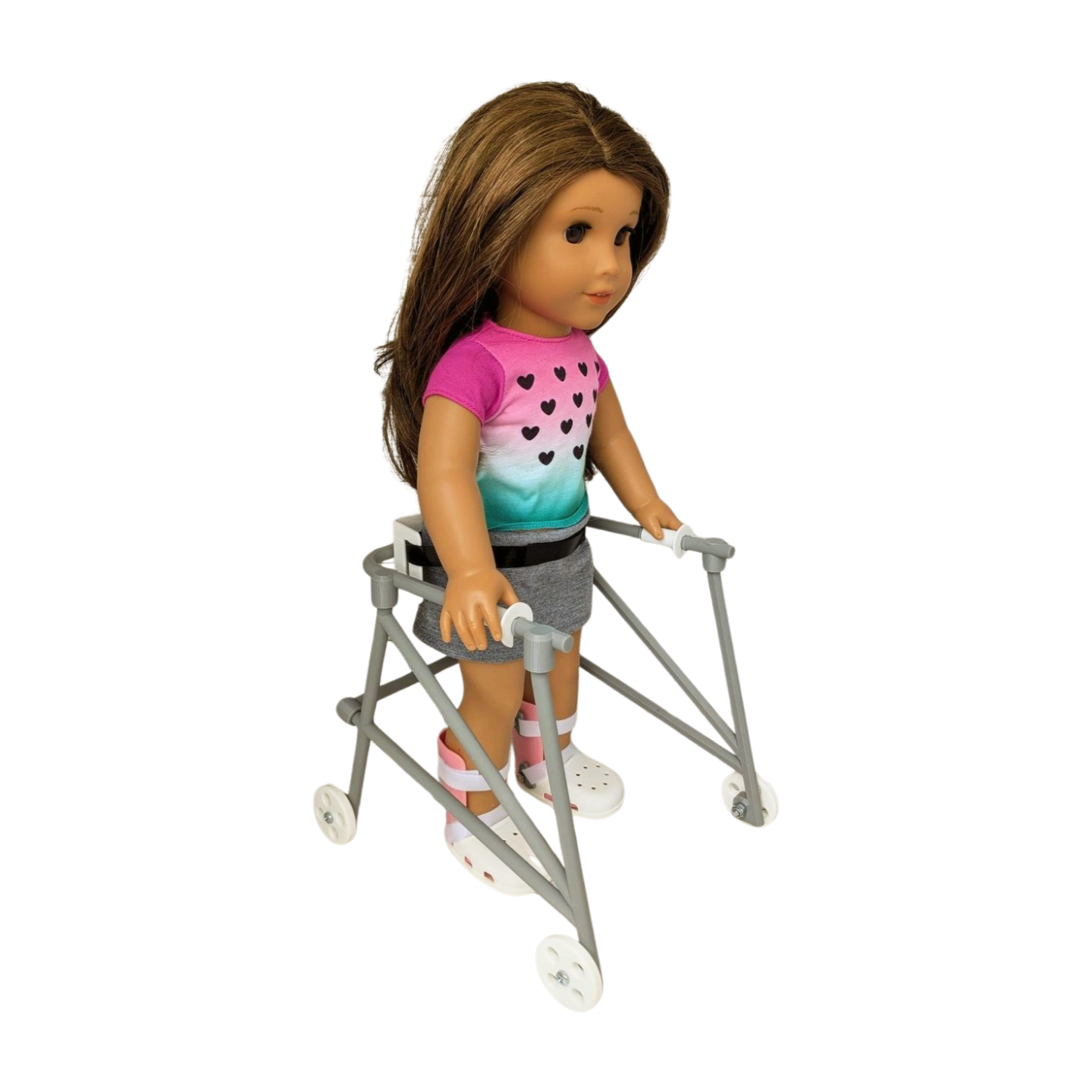 Gray 18-inch Doll Walker