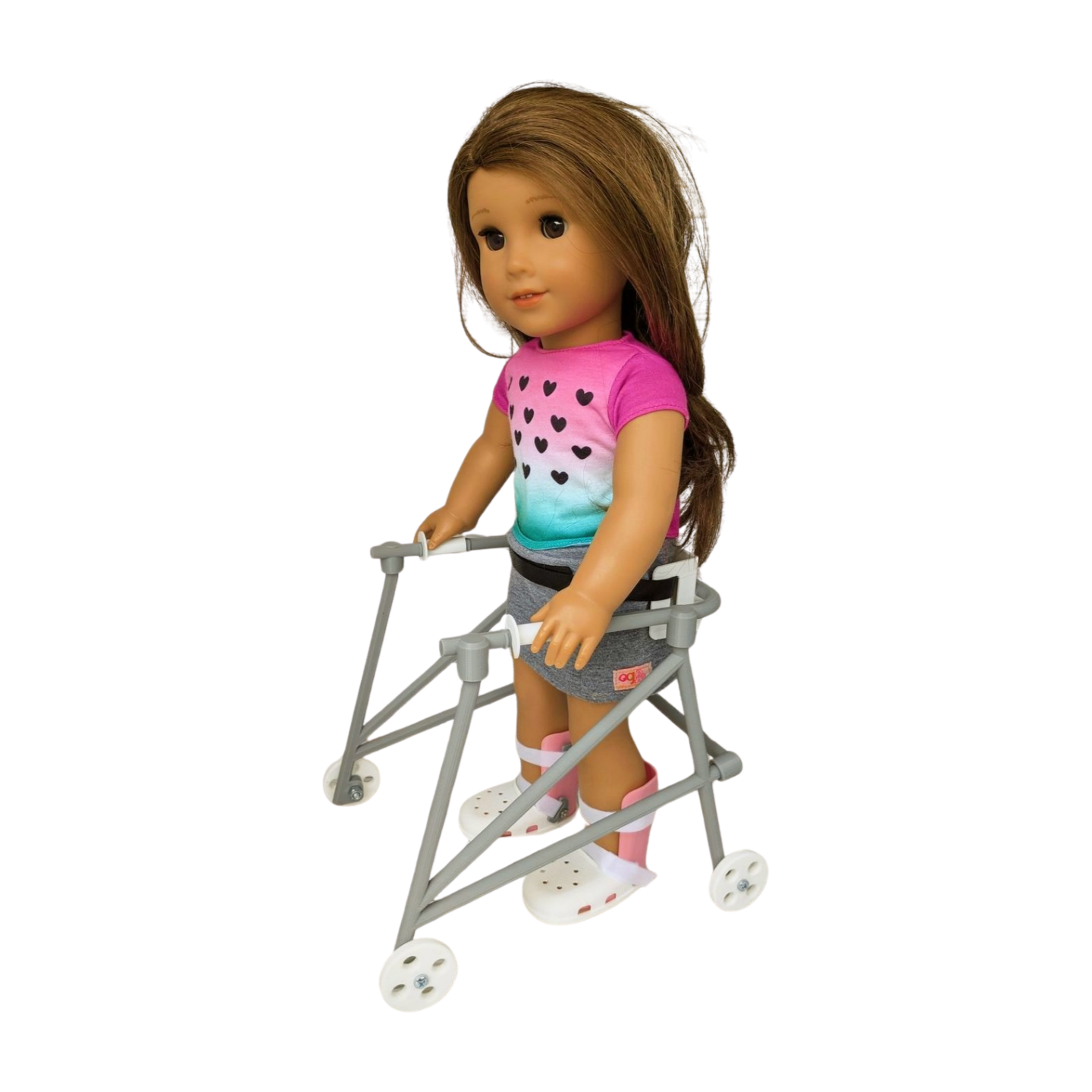 Gray 18-inch Doll Walker