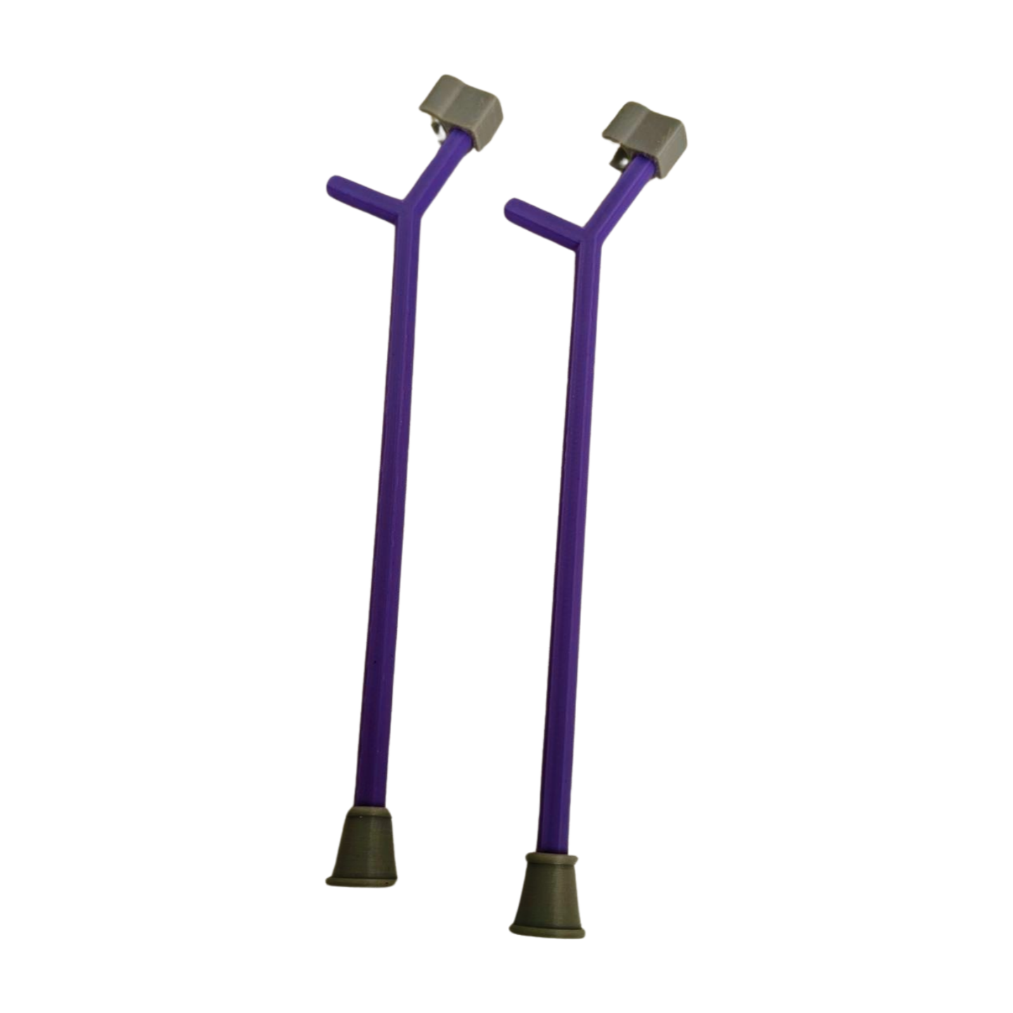 Purple Fashion Doll Forearm Crutches