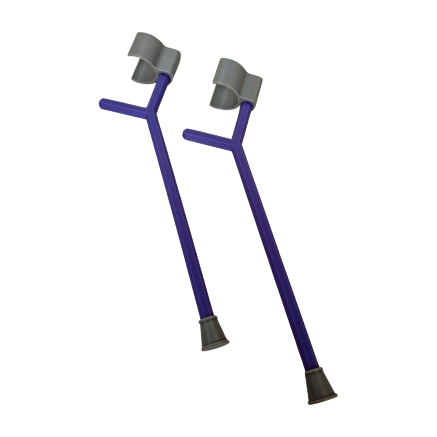 Purple Forearm Crutches (18-inch doll), Arm Crutches for 18-inch doll