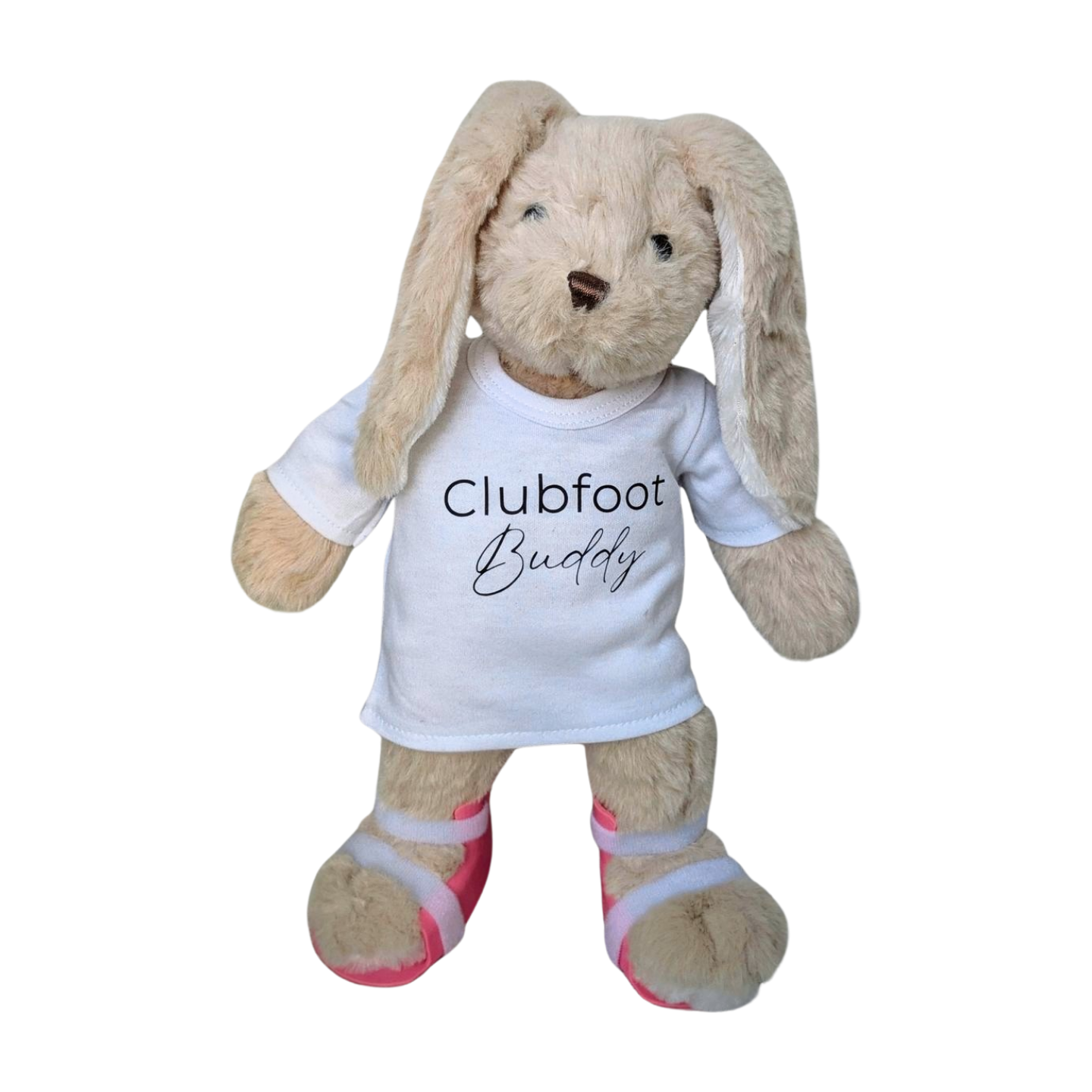 Pink Clubfoot Bunny