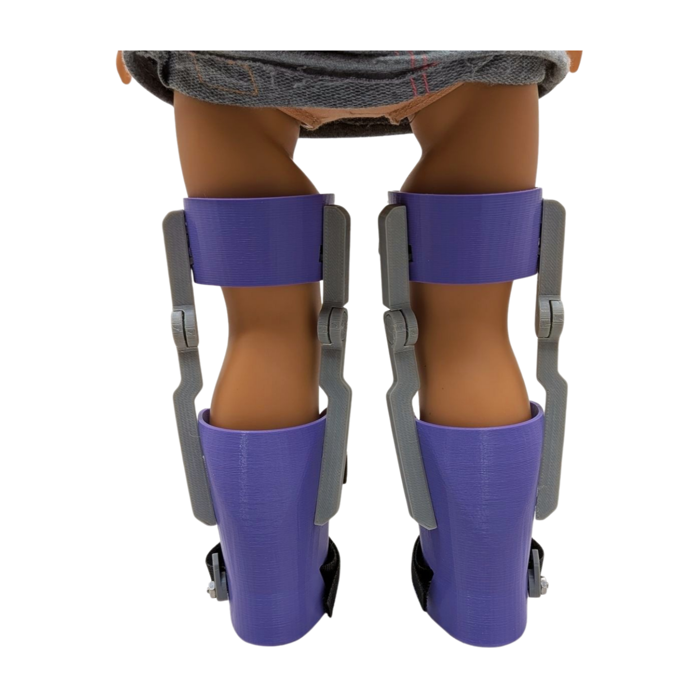 Purple 18-Inch Doll KAFOs