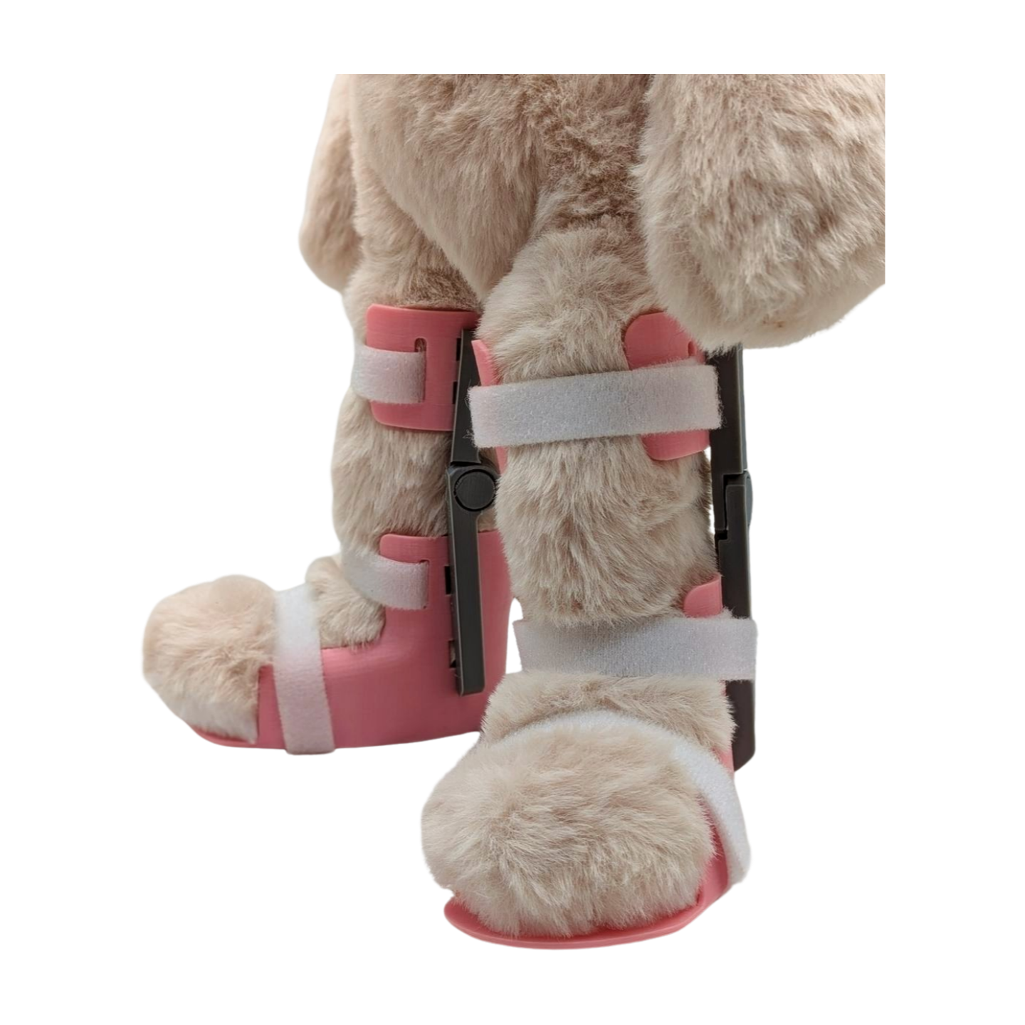 Stuffed Bunny with Pink KAFOs