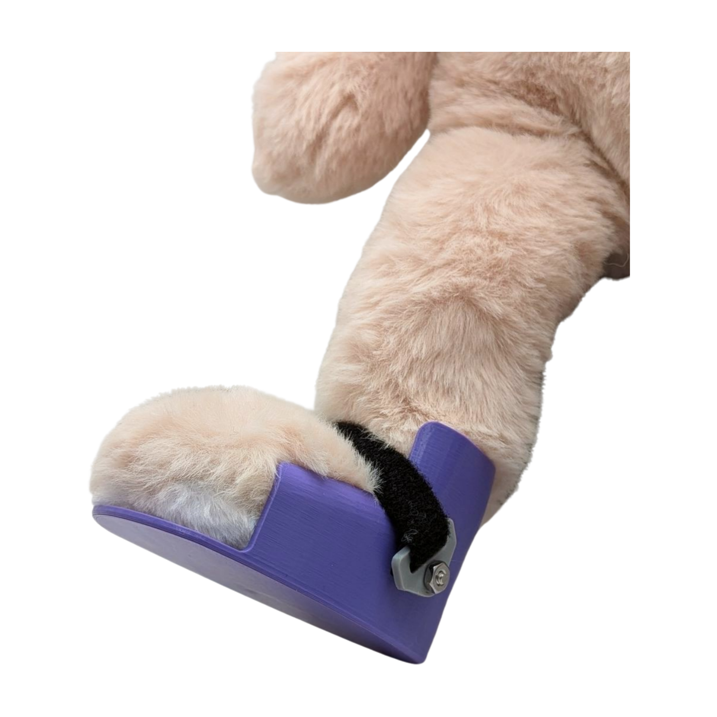 Stuffed Bunny with Purple SMOs