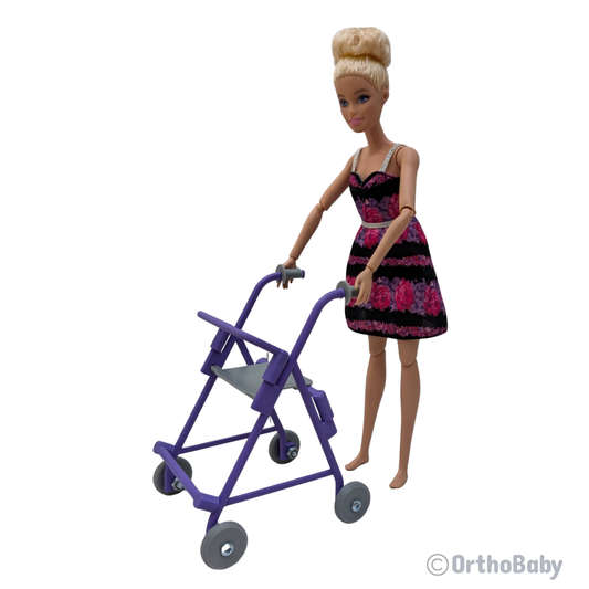 Fashion Doll Rollator Style Walker, 1/6 Scale